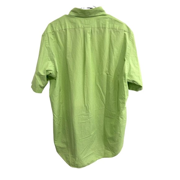 Ralph Lauren Mens Classic Fit Green Short Sleeve Button-Down Shirt Sz Large - Picture 2 of 8